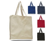 Eco Friendly Shopping Totes 10oz Heavy Duty Canvas Cotton Material Made