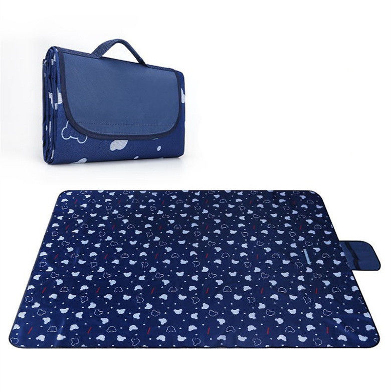 Moisture Proof Outdoor Picnic Mat , Custom Packable Picnic Blanket