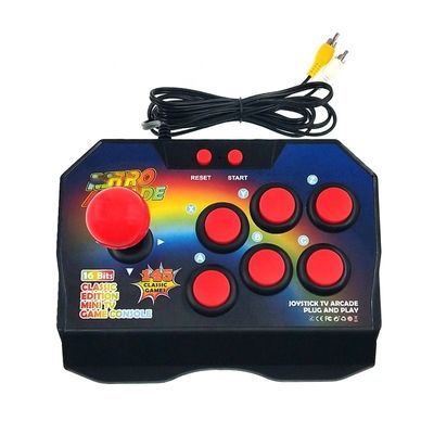 16 Bit Tích Hợp 145 Trò Chơi Arcade Retro Joystick Video Máy Chơi Game Bỏ Túi ABS Tay Cầm Người Chơi Dính Bộ Điều Khiển Tay Cầm AV