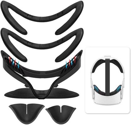Bộ phụ kiện VR Bảo vệ ống kính+Miếng che mặt Cove+Giá đỡ giao diện khuôn mặt+Miếng đệm mũi silicon cho Oculus Quest 2 VR