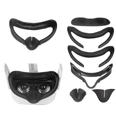 Bộ phụ kiện VR Bảo vệ ống kính+Miếng che mặt Cove+Giá đỡ giao diện khuôn mặt+Miếng đệm mũi silicon cho Oculus Quest 2 VR