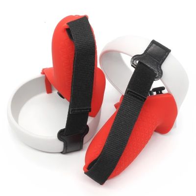 Bán 2in1 Bộ Ốp Lưng Silicon Knuckle Dây Đeo Cho Oculus Quest 2 VR Bộ Điều Khiển Cảm Ứng Bảo Vệ Tay Cầm cho Quest 2