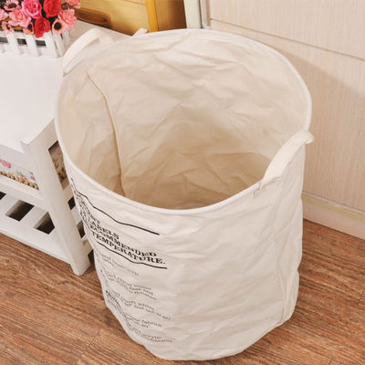 40*50cm Lưu trữ quần áo Giỏ đựng đồ giặt có thể gập lại Ngăn cản đồ giặt bẩn Có thể tái sử dụng