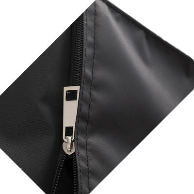 Chất lượng cao bán buôn mua sắm giá rẻ nylon túi tote màu đen có thể gập lại