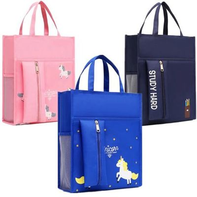 Giá Xuất Xưởng Sinh Viên Hướng Dẫn Túi A4 Canvas Túi Xách Tay Chống Thấm Nước Pencilbag Công Suất Lớn Schoolbag Đồ Dùng Học Tập Văn Phòng