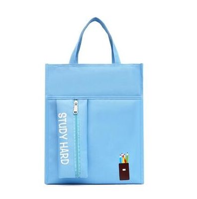 Giá Xuất Xưởng Sinh Viên Hướng Dẫn Túi A4 Canvas Túi Xách Tay Chống Thấm Nước Pencilbag Công Suất Lớn Schoolbag Đồ Dùng Học Tập Văn Phòng