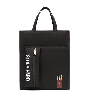 Giá Xuất Xưởng Sinh Viên Hướng Dẫn Túi A4 Canvas Túi Xách Tay Chống Thấm Nước Pencilbag Công Suất Lớn Schoolbag Đồ Dùng Học Tập Văn Phòng