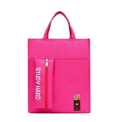 Giá Xuất Xưởng Sinh Viên Hướng Dẫn Túi A4 Canvas Túi Xách Tay Chống Thấm Nước Pencilbag Công Suất Lớn Schoolbag Đồ Dùng Học Tập Văn Phòng