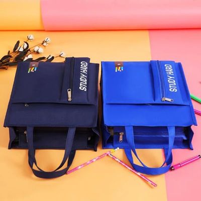 Giá Xuất Xưởng Sinh Viên Hướng Dẫn Túi A4 Canvas Túi Xách Tay Chống Thấm Nước Pencilbag Công Suất Lớn Schoolbag Đồ Dùng Học Tập Văn Phòng