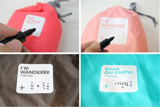 Gấp Vải Polyester Túi Dây Rút Túi Đựng Quà Mini Giày Bỏ Túi Túi Bảo Quản