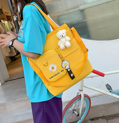 Túi vải sinh thái cơ bản Phụ nữ mua sắm Túi đi học thời trang cho trẻ em