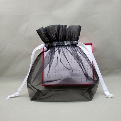 Túi lưới dây rút nylon có thể gập lại Di động nhỏ để làm quà tặng