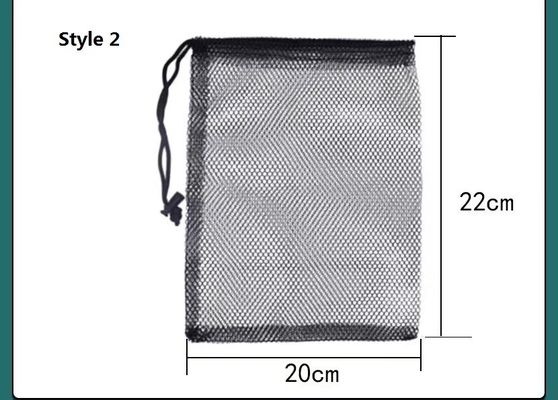 Túi dây rút thể thao polyester Túi lưới bỏ túi để đựng bóng golf