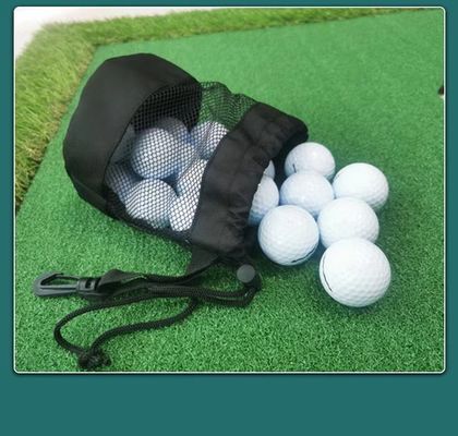 Túi dây rút thể thao polyester Túi lưới bỏ túi để đựng bóng golf