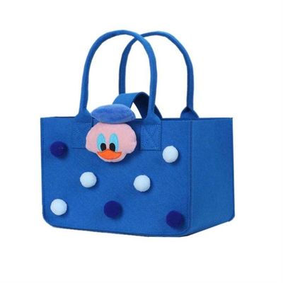 Túi quà tặng nỉ có thể gập lại có thể tái sử dụng Công suất lớn Mommy Storage Tote Túi xách