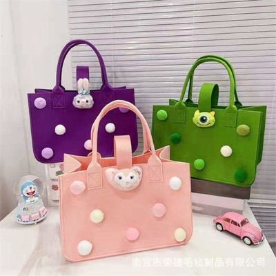 Túi quà tặng nỉ có thể gập lại có thể tái sử dụng Công suất lớn Mommy Storage Tote Túi xách