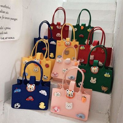 Túi quà tặng nỉ có thể gập lại có thể tái sử dụng Công suất lớn Mommy Storage Tote Túi xách
