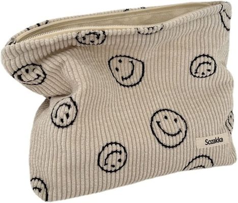 Beauty Logo Zipper Travel Makeup Pouch Custom Luxury
