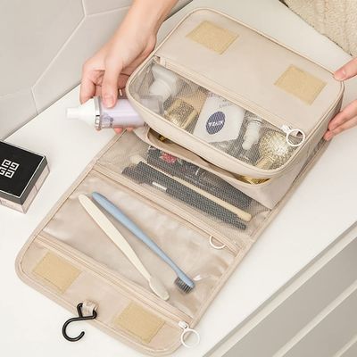Bộ treo túi mỹ phẩm du lịch dành cho nữ Oxford cỡ lớn Dopp Kit treo