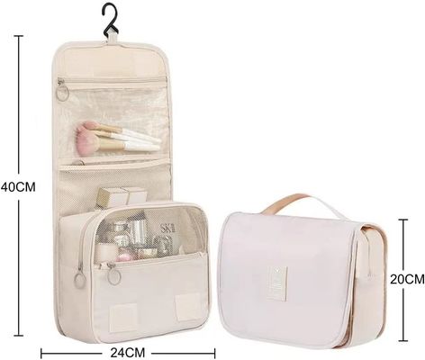 Bộ treo túi mỹ phẩm du lịch dành cho nữ Oxford cỡ lớn Dopp Kit treo