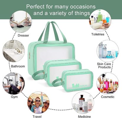 Túi Vệ Sinh Cho Nam Nữ, ​​Túi Đựng Mỹ Phẩm Trang Điểm Chống Thấm Nước Tổ Chức Du Lịch Cho Phụ Kiện