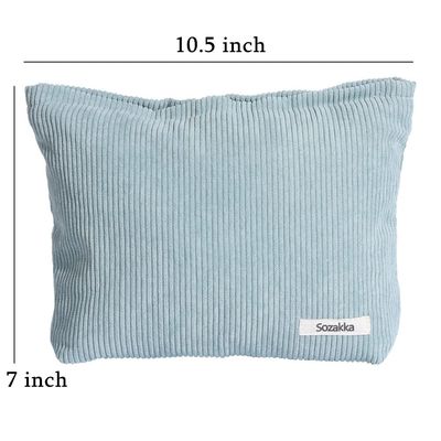 Nữ Nhung Trang Điểm Dung Tích Lớn Canvas Trang Điểm Túi Du Lịch Túi Vệ Sinh Phụ Kiện Túi Bảo Quản