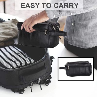 Công suất Lager Túi đựng đồ vệ sinh bền Bộ dụng cụ treo Dopp dành cho nam Túi cạo râu chống nước khi đi du lịch