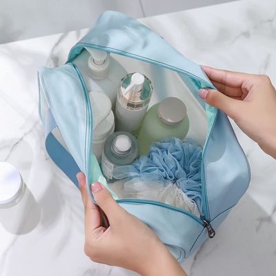Túi đựng đồ vệ sinh trong suốt 3 chiếc Túi đựng mỹ phẩm trang điểm trong suốt Túi đựng đồ vệ sinh du lịch cho nữ
