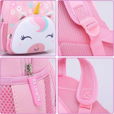 Phim hoạt hình 3D Neoprene Animal Schoolbag Hộp ăn trưa không thấm nước Túi đựng cho trẻ em