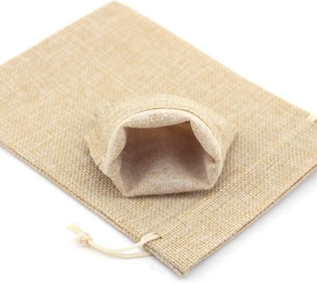 Túi Quà Có Dây Rút, Túi Vải Bố Vải Lanh Túi Kẹo Túi Goodies Cho Tiệc Cưới Giáng Sinh
