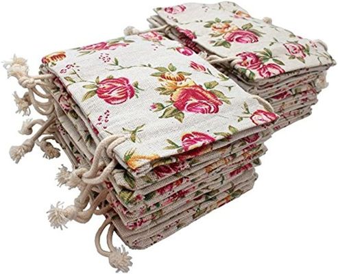Túi Dây Rút Vải Bố Túi Hoa Túi Quà Tặng Trang Sức Túi Cho Thủ Công DIY Tiệc Cưới, 5X7 Inch