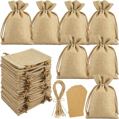 Túi Dây Rút Vải Bố Túi Hoa Túi Quà Tặng Trang Sức Túi Cho Thủ Công DIY Tiệc Cưới, 5X7 Inch