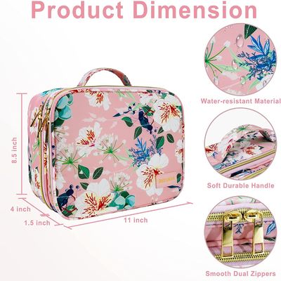 Túi trang điểm cực lớn bền và nhẹ Túi tổ chức trang điểm hai lớp Túi đựng cọ trang điểm chống nước