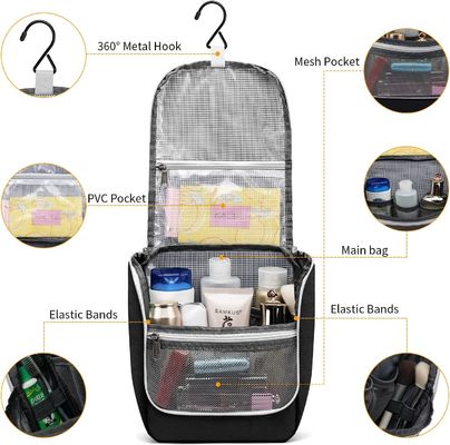 Túi đựng đồ vệ sinh cá nhân di động, nhẹ, treo dành cho nữ Túi đựng đồ trang điểm du lịch Túi đựng đồ vệ sinh cá nhân