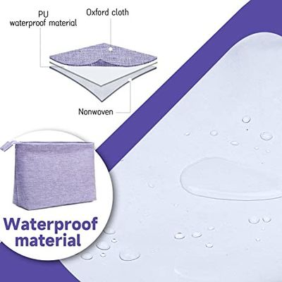 Túi đựng đồ vệ sinh du lịch có mái che tiện lợi cỡ lớn Túi đựng đồ trang điểm di động, Túi cạo râu du lịch chống nước