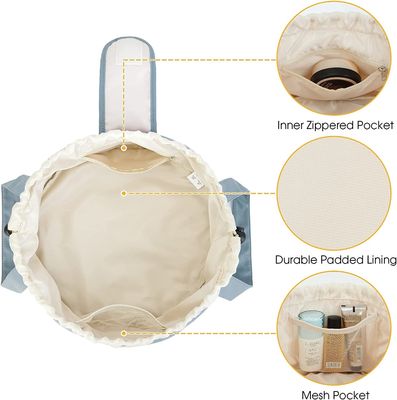 Chống Sốc Chống Nước Bền Mềm Dây Rút Túi Trang Điểm Lớn Túi Đựng Mỹ Phẩm Đồ Vệ Sinh Người Tổ Chức Cho Nữ