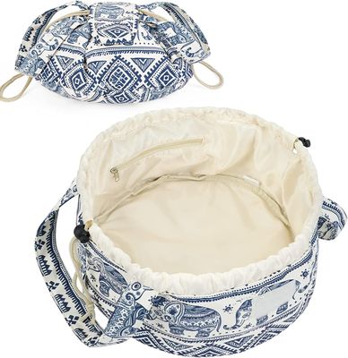 Túi trang điểm dây rút đa chức năng và chống thấm nước Túi đựng mỹ phẩm lớn Phụ nữ tổ chức vệ sinh cho du lịch