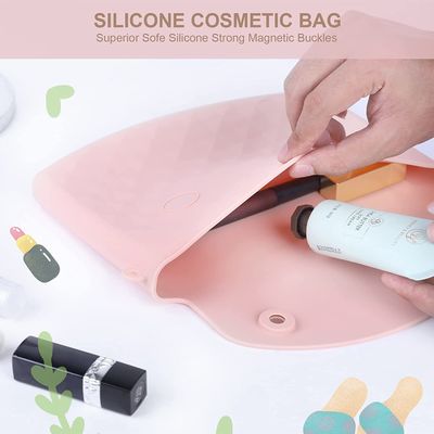 Nhẹ và mềm Túi trang điểm du lịch dễ thương Túi mỹ phẩm Túi nhỏ Quà tặng cho nữ