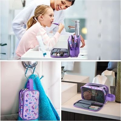 Túi Vệ Sinh Du Lịch Cho Bé Gái Nhỏ Mỹ Phẩm Trang Điểm Chống Nước Treo Túi Giặt Tập Đi Du Lịch Đồ Vệ Sinh