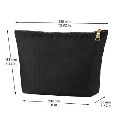 Túi trang điểm nylon có dây kéo nylon Túi đựng đồ vệ sinh cá nhân du lịch không thấm nước