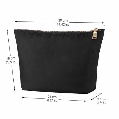 Túi trang điểm nylon có dây kéo nylon Túi đựng đồ vệ sinh cá nhân du lịch không thấm nước