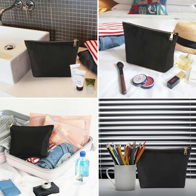 Túi trang điểm nylon có dây kéo nylon Túi đựng đồ vệ sinh cá nhân du lịch không thấm nước