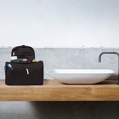 Túi đựng đồ vệ sinh du lịch treo chống sốc Tổ chức vệ sinh phòng tắm Dopp Kit có móc