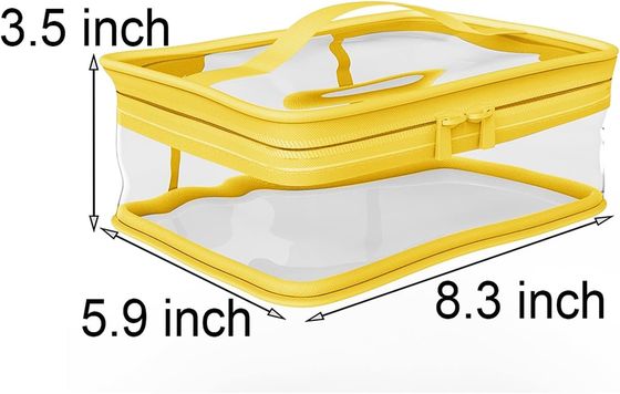 Túi mỹ phẩm PVC chống sốc nhẹ có tay cầm