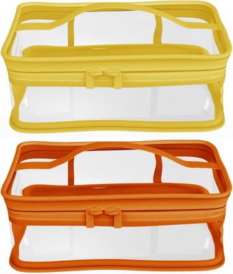 Túi mỹ phẩm PVC chống sốc nhẹ có tay cầm