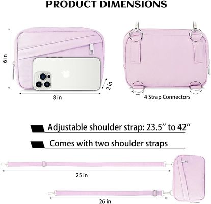 Túi chống nước Crossbody cho phụ nữ Multi Position Fanny Pack Mini Belt Bag