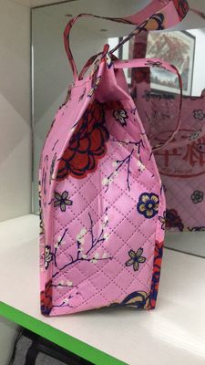 Túi mua sắm được cá nhân hóa Chất liệu vải màu có thể gập lại Cao cấp